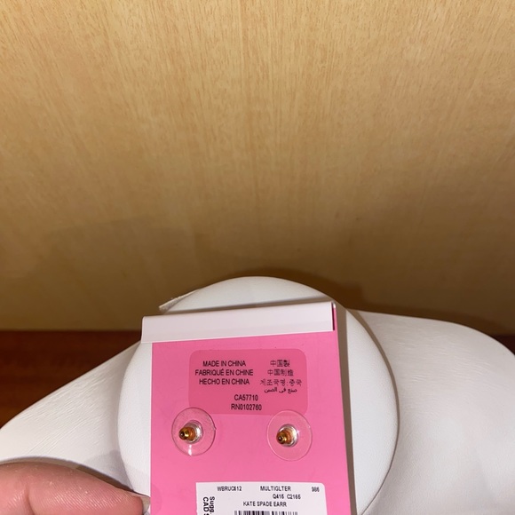 New Kate Spade ♠️ Glittery Sparkly Earrings - Picture 5 of 5